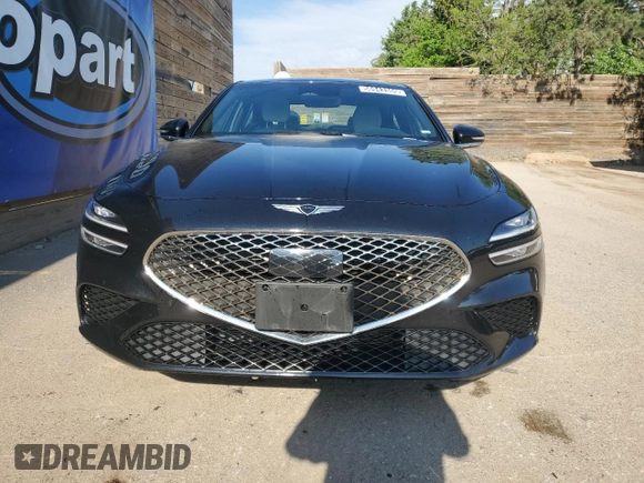 2024 Genesis G70 2.5T with VIN KMTG34SC4RU143352, listed as a Copart auction lot 56943305 with 20,316 mi miles and Clean title. Bid and sale history available at DreamBid. Image 5.