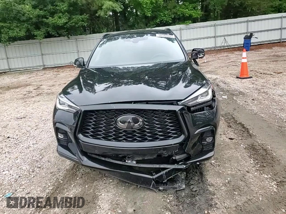 2024 Infiniti QX50 Sport with VIN 3PCAJ5FA9RF104578, listed as a Copart auction lot 58566605 with 16,306 mi miles and Salvage title. Bid and sale history available at DreamBid. Image 13.