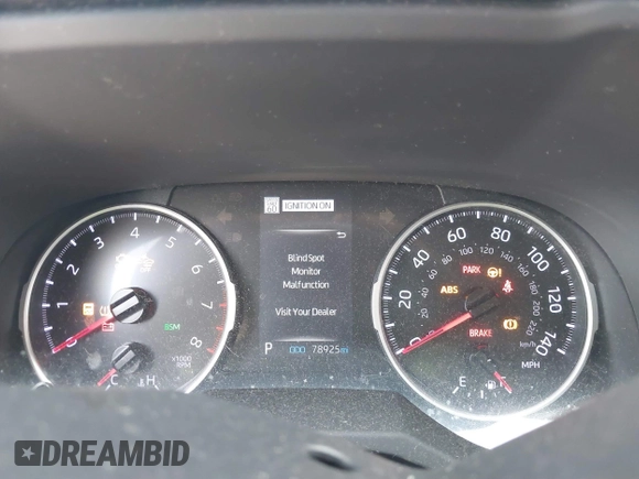 2019 Toyota RAV4 XLE with VIN JTMW1RFV8KD034763, listed as a IAAI auction lot 41783300 with 78,925 mi miles. Bid and sale history available at carsss.com. Image 15.