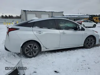 2019 Toyota Prius L Eco with VIN JTDKARFU5K3092583, listed as a Copart auction lot 46507135 with 71,690 mi miles and Salvage Title. Bid and sale history available at carsss.com. Image 3.