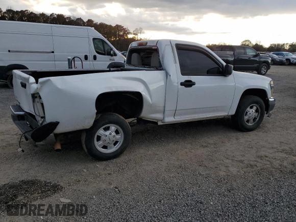 2006 GMC Canyon Work Truck with VIN 1GTCS148068263323, listed as a Copart auction lot 81802294 with 222,279 mi miles and Salvage Title. Bid and sale history available at carsss.com. Image 3.