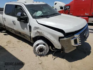 2021 Ford F-450 XL with VIN 1FT8W4DTXMED30296, listed as a Copart auction lot 58483974 with 25,593 mi miles and Salvage Title. Bid and sale history available at carsss.com. Image 9.