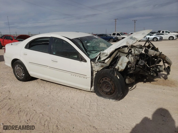 2001 Chrysler Sebring LX with VIN 1C3EL46X61N595082, listed as a Copart auction lot 41487765 with 0 mi miles and Salvage Title. Bid and sale history available at carsss.com. Image 4.