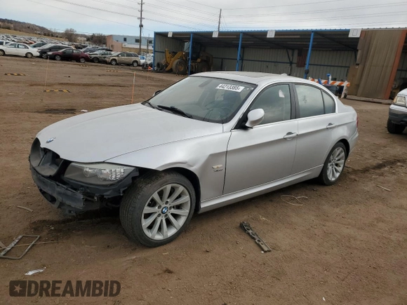 2011 BMW 3 Series 335i xDrive with VIN WBAPL5C59BA921444, listed as a Copart auction lot 44213385 with Not provided miles and Clean title. Bid and sale history available at DreamBid. Image 1.