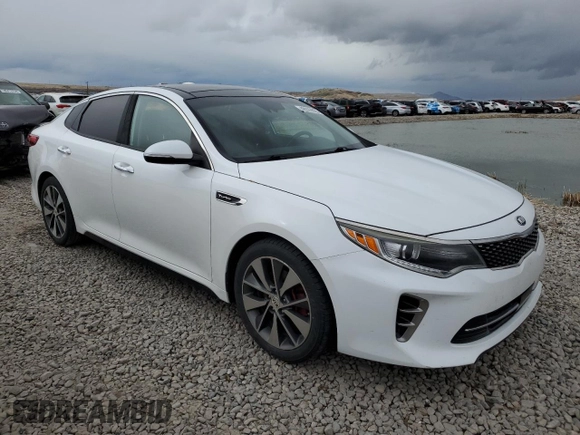 2016 Kia Optima SX Turbo with VIN 5XXGW4L22GG050019, listed as a Copart auction lot 48939805 with Not Provided miles and Salvage Title. Bid and sale history available at carsss.com. Image 4.