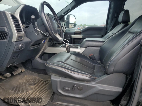 2022 Ford F-250 XL with VIN 1FT7W2BT7NED00032, listed as a Copart auction lot 58471275 with 54,041 mi miles and Salvage title. Bid and sale history available at DreamBid. Image 7.
