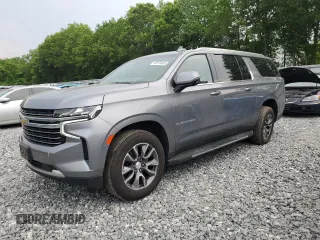 2022 Chevrolet Suburban LT with VIN 1GNSKCKD0NR322362, listed as a Copart auction lot 59576405 with 55,244 mi miles and Salvage title. Bid and sale history available at DreamBid. Image 1.