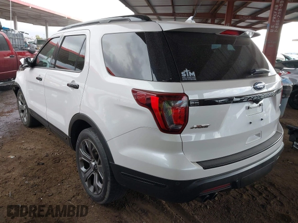 2018 Ford Explorer Sport with VIN 1FM5K8GT3JGB79783, listed as a IAAI auction lot 41742668 with 108,932 mi miles and . Bid and sale history available at DreamBid. Image 3.