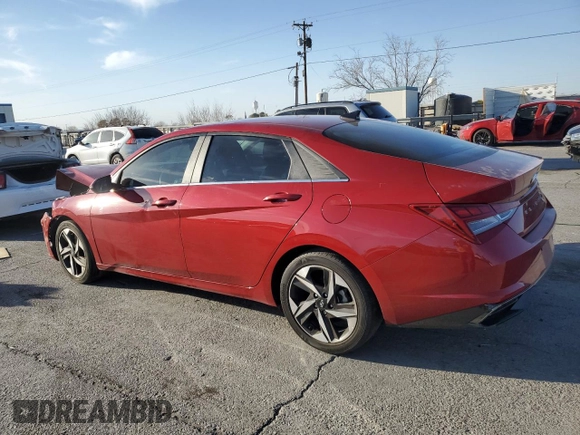 2021 Hyundai Elantra SEL with VIN KMHLN4AG3MU118653, listed as a Copart auction lot 47587975 with 79,915 mi miles and Salvage Title. Bid and sale history available at carsss.com. Image 2.