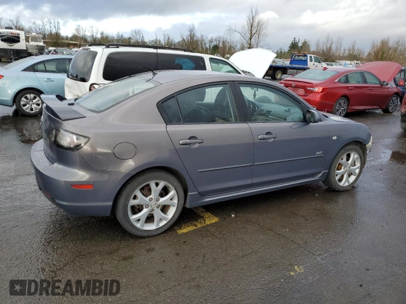 2007 Mazda 3 s Sport with VIN JM1BK323671684780, listed as a Copart auction lot 86375394 with 265,775 mi miles and Salvage Title. Bid and sale history available at carsss.com. Image 3.
