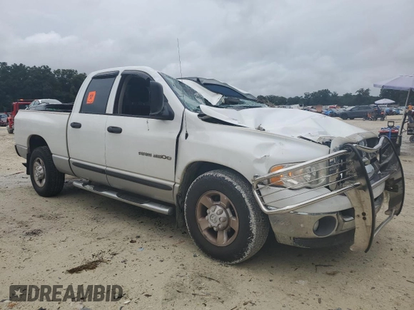 2005 Dodge Ram 2500 SLT with VIN 3D7KR28C35G851792, listed as a Copart auction lot 73366894 with 213,188 mi miles and Salvage Title. Bid and sale history available at carsss.com. Image 4.
