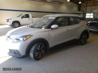 2018 Nissan Kicks SV with VIN 3N1CP5CU9JL525473, listed as a Copart auction lot 47134825 with 89,418 mi miles and Salvage Title. Bid and sale history available at carsss.com. Image 1.