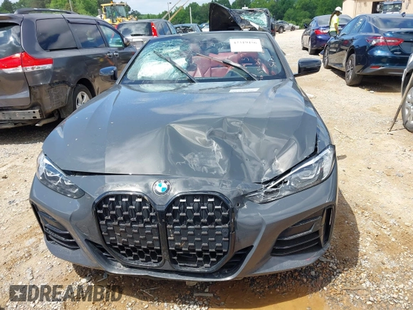 2021 BMW 4 Series M440i with VIN WBA53AT05MCG89665, listed as a IAAI auction lot 42319456 with Not provided miles and . Bid and sale history available at DreamBid. Image 12.