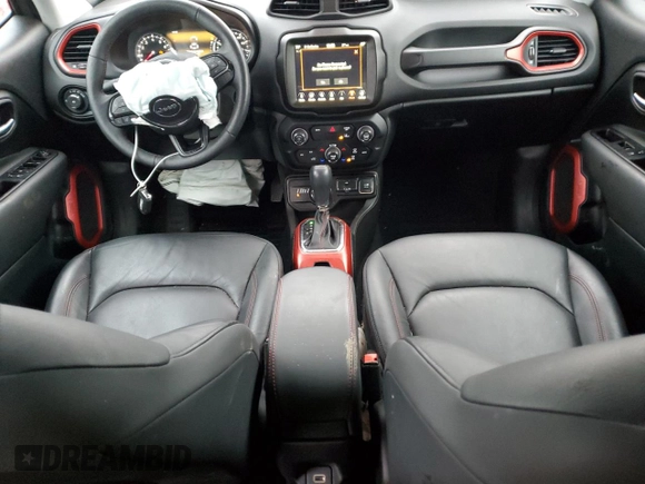 2022 Jeep Renegade Trailhawk with VIN ZACNJDC1XNPN79141, listed as a Copart auction lot 85864214 with 15,581 mi miles and Salvage Title. Bid and sale history available at DreamBid. Image 8.
