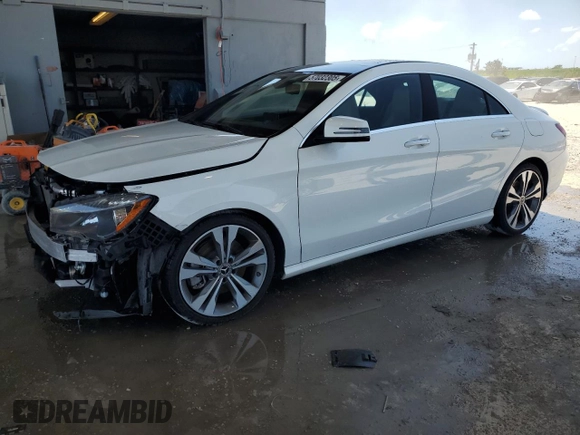 2019 Mercedes-Benz CLA 250 with VIN WDDSJ4GB7KN723389, listed as a Copart auction lot 57032305 with 64,671 mi miles and Salvage title. Bid and sale history available at DreamBid. Image 1.