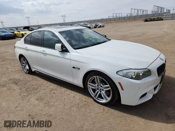 2013 BMW 5 Series 535i with VIN WBAFR7C51DC824901, listed as a Copart auction lot 65651525 with 112,940 mi miles and Clean title. Bid and sale history available at DreamBid. Image 4.