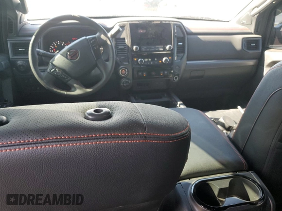 2023 Nissan Titan SV z VIN 1N6AA1ED4PN116721, wystawiony jako Copart lot #45902004 z przebiegiem 7 075 mil mil oraz Szkoda całkowita • Salvage title. Historia ofert i sprzedaży dostępna na DreamBid. Obrazek 8.