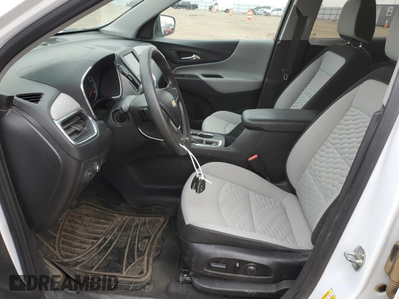 2021 Chevrolet Equinox LS with VIN 3GNAX5EVXMS173340, listed as a Copart auction lot 43257585 with 76,384 mi miles and Clean title. Bid and sale history available at DreamBid. Image 7.