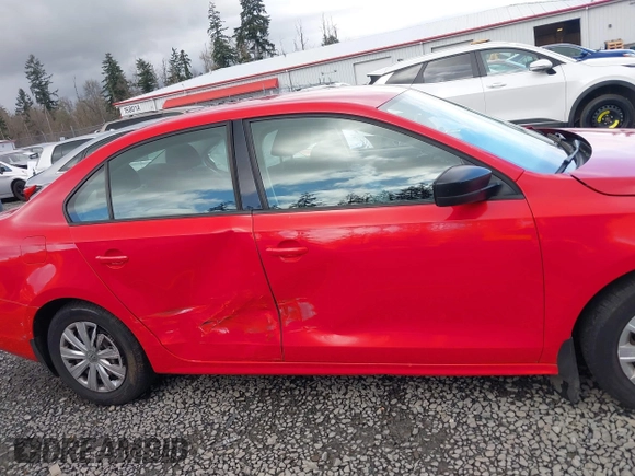 2012 Volkswagen Jetta Sedan S w/Sunroof with VIN 3VW2K7AJ2CM373655, listed as a IAAI auction lot 41943318 with 125,614 mi miles. Bid and sale history available at carsss.com. Image 14.