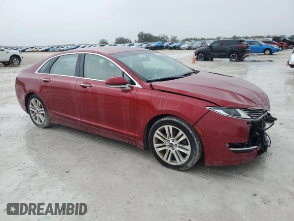 2016 Lincoln MKZ with VIN 3LN6L2G98GR634146, listed as a Copart auction lot 46396495 with 48,433 mi miles and Salvage Title. Bid and sale history available at carsss.com. Image 4.