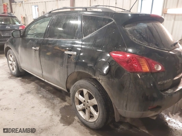 2010 Nissan Murano SL with VIN JN8AZ1MW4AW115279, listed as a IAAI auction lot 41435980 with 169,438 mi miles. Bid and sale history available at carsss.com. Image 3.