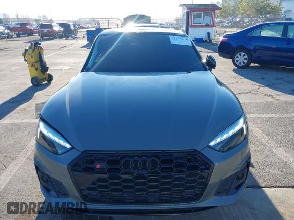 2023 Audi S5 Premium Plus with VIN WAUP4AF58PA001748, listed as a IAAI auction lot 41194878 with 33,877 mi miles and . Bid and sale history available at DreamBid. Image 12.