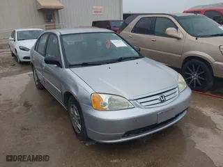 2002 Honda Civic LX with VIN 2HGES16622H522856, listed as a IAAI auction lot 42057135 with 1 mi miles. Bid and sale history available at carsss.com. Image 1.