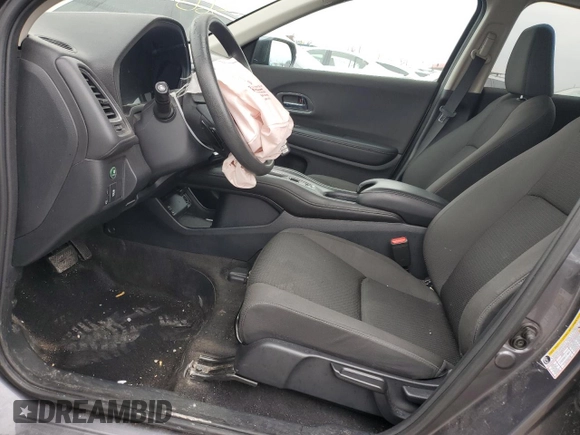 2021 Honda HR-V EX with VIN 3CZRU6H56MM742608, listed as a Copart auction lot 81403134 with 76,330 mi miles and Salvage Title. Bid and sale history available at carsss.com. Image 7.
