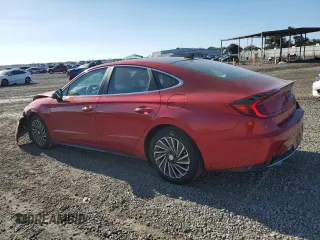 2020 Hyundai Sonata Hybrid Limited with VIN KMHL54JJ9LA015605, listed as a Copart auction lot 46945155 with 35,116 mi miles and Salvage Title. Bid and sale history available at carsss.com. Image 2.