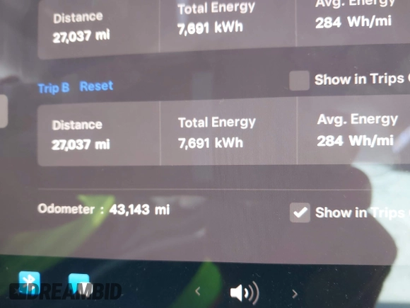 2021 Tesla Model 3 Performance with VIN 5YJ3E1EC1MF063445, listed as a IAAI auction lot 41293243 with 43,143 mi miles and . Bid and sale history available at DreamBid. Image 15.