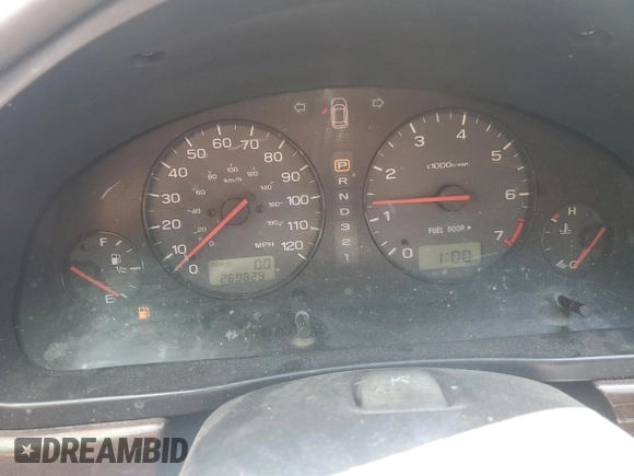 2002 Subaru Legacy Outback L.L. Bean with VIN 4S3BH806527610670, listed as a Copart auction lot 61480495 with 269,829 mi miles and Salvage title. Bid and sale history available at DreamBid. Image 9.