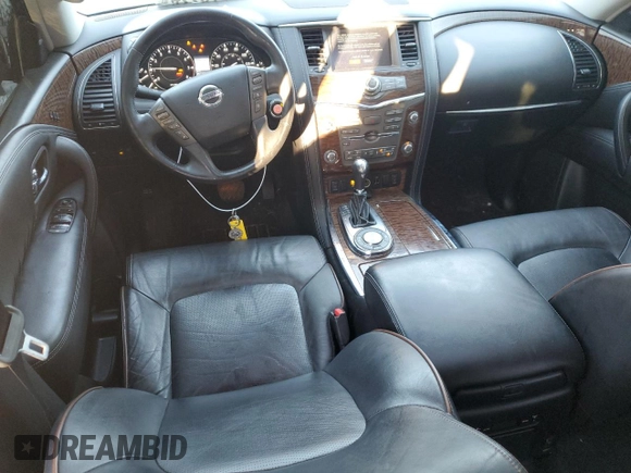 2020 Nissan Armada SV with VIN JN8AY2ND0LX017725, listed as a Copart auction lot 42261355 with 105,230 mi miles and Clean Title. Bid and sale history available at carsss.com. Image 8.