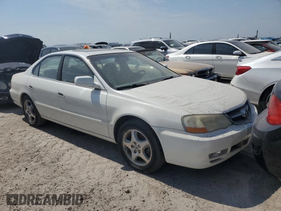 2002 Acura TL with VIN 19UUA56682A052675, listed as a Copart auction lot 75351574 with 0 mi miles and Salvage Title. Bid and sale history available at carsss.com. Image 4.