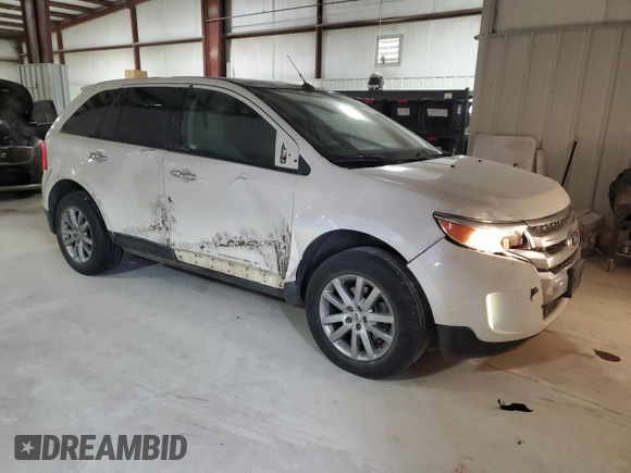 2011 Ford Edge SEL with VIN 2FMDK3JC5BBA43297, listed as a Copart auction lot 46117515 with 164,416 mi miles and Salvage Title. Bid and sale history available at DreamBid. Image 4.