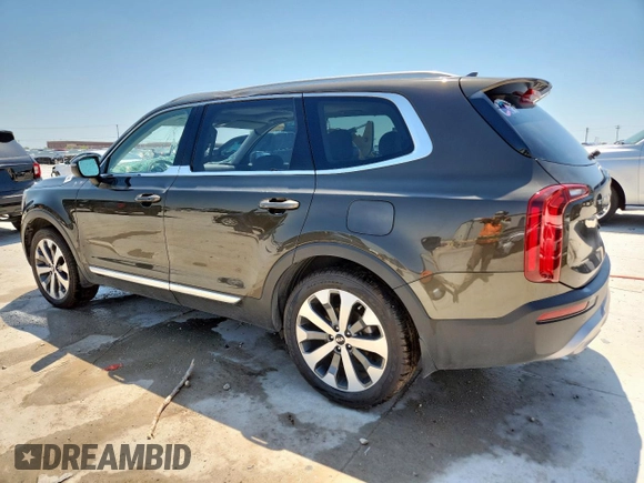 2021 Kia Telluride EX with VIN 5XYP34HCXMG188876, listed as a Copart auction lot 58031525 with 74,182 mi miles and Salvage title. Bid and sale history available at DreamBid. Image 2.