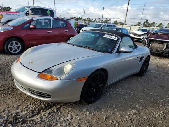 2001 Porsche Boxster S with VIN WP0CB29831S660325, listed as a Copart auction lot 79606054 with 0 mi miles and Non Repairable. Bid and sale history available at carsss.com. Image 1.
