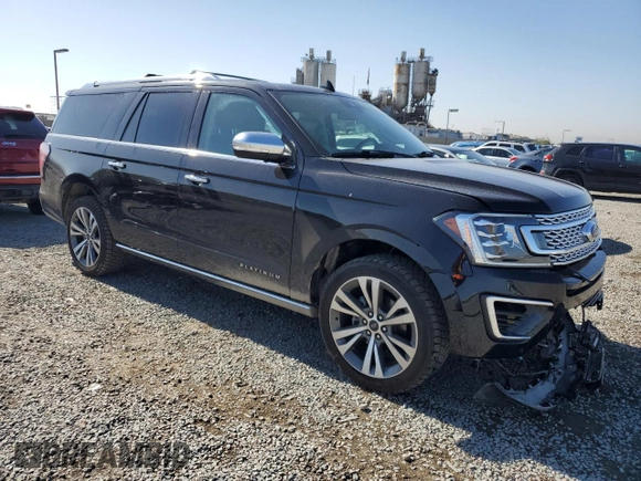 2020 Ford Expedition Max Platinum with VIN 1FMJK1MT2LEA15563, listed as a Copart auction lot 57692495 with 72,035 mi miles and Salvage title. Bid and sale history available at DreamBid. Image 4.