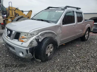 2005 Nissan Frontier LE with VIN 1N6AD07U85C446286, listed as a Copart auction lot 46277615 with 156,037 mi miles and Salvage title. Bid and sale history available at DreamBid. Image 1.