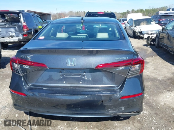 2023 Honda Civic Sedan Touring with VIN 2HGFE1F92PH318894, listed as a IAAI auction lot 41665714 with 15,746 mi miles. Bid and sale history available at carsss.com. Image 16.