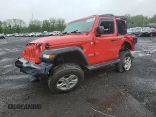 2019 Jeep Wrangler Sport S z VIN 1C4GJXAG1KW550064, wystawiony jako Copart lot #54611455 z przebiegiem 139 843 mil mil oraz Szkoda całkowita • Salvage title. Historia ofert i sprzedaży dostępna na DreamBid. Obrazek 1.