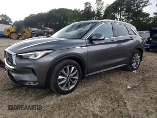 2019 Infiniti QX50 Luxe z VIN 3PCAJ5M31KF130795, wystawiony jako Copart lot #57424765 z przebiegiem 108 876 mil mil oraz Szkoda całkowita • Salvage title. Historia ofert i sprzedaży dostępna na DreamBid. Obrazek 1.