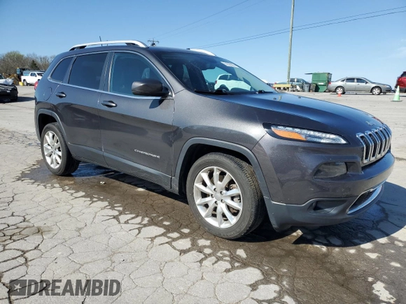 2016 Jeep Cherokee Limited with VIN 1C4PJLDSXGW189742, listed as a Copart auction lot 51058295 with 161,498 mi miles and Salvage Title. Bid and sale history available at carsss.com. Image 4.