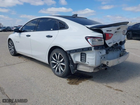 2020 Chevrolet Malibu RS with VIN 1G1ZG5ST2LF146319, listed as a IAAI auction lot 38632912 with 23,480 mi miles. Bid and sale history available at carsss.com. Image 3.
