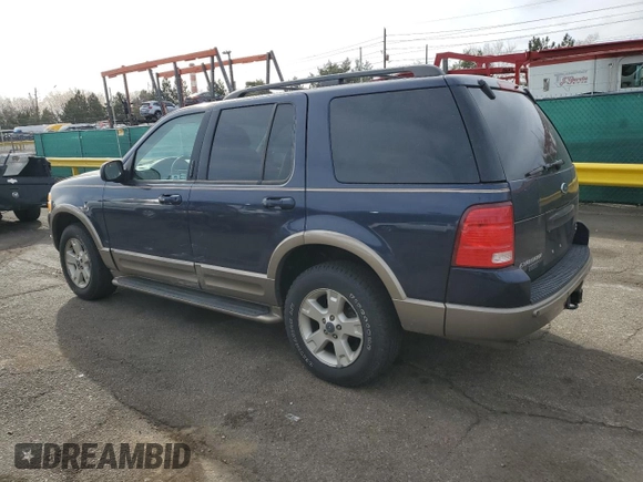 2003 Ford Explorer Eddie Bauer with VIN 1FMDU74W33UB33258, listed as a Copart auction lot 49865675 with 103,294 mi miles and Salvage Title. Bid and sale history available at DreamBid. Image 2.
