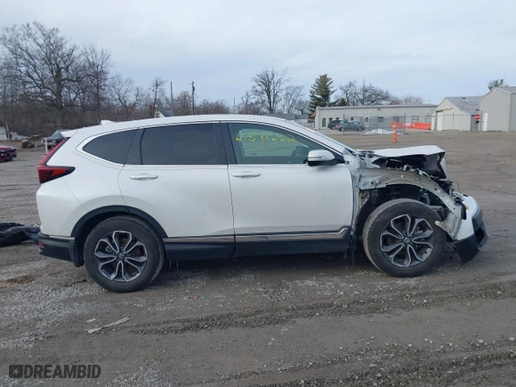 2022 Honda CR-V EX-L with VIN 5J6RW1H85NL001828, listed as a IAAI auction lot 41571532 with 37,586 mi miles. Bid and sale history available at carsss.com. Image 14.