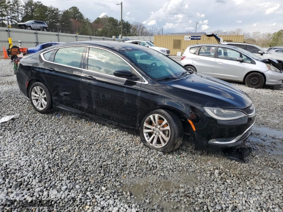 2015 Chrysler 200 Limited with VIN 1C3CCCAB7FN611830, listed as a Copart auction lot 48667595 with 152,298 mi miles and Salvage Title. Bid and sale history available at carsss.com. Image 4.