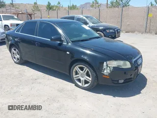 2007 Audi A4 2.0T with VIN WAUDF78E87A011161, listed as a IAAI auction lot 42743384 with 137,773 mi miles and . Bid and sale history available at DreamBid. Image 1.