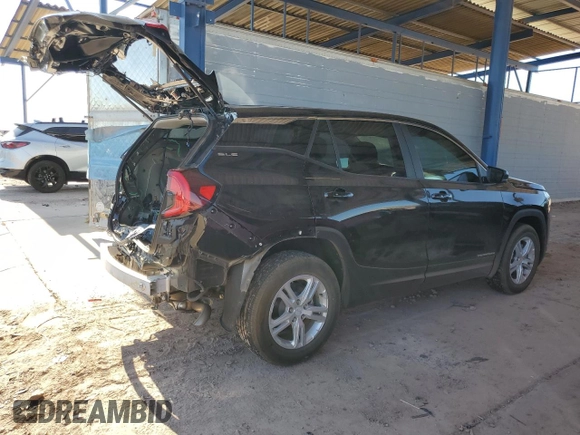2024 GMC Terrain SLE with VIN 3GKALMEG1RL203587, listed as a Copart auction lot 62960265 with 22,031 mi miles and Salvage title. Bid and sale history available at DreamBid. Image 3.