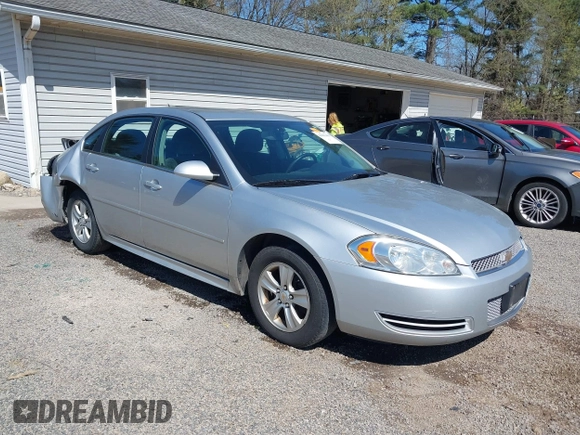 2014 Chevrolet Impala LS with VIN 2G1WA5E39E1153813, listed as a IAAI auction lot 42062409 with 343,418 mi miles and . Bid and sale history available at DreamBid. Image 1.
