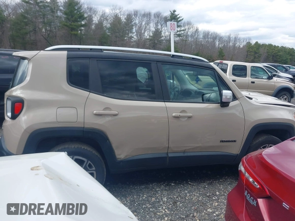 2016 Jeep Renegade Limited with VIN ZACCJBDT1GPC67646, listed as a IAAI auction lot 41875416 with 146,233 mi miles and . Bid and sale history available at DreamBid. Image 13.